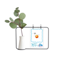 thumbnail image 1 of Jarrones colgantes de vidrio transparente Decoración Botella, 1 of 4