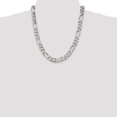 thumbnail image 3 of Large Figaro Chain Necklace in .925 Sterling Silver, 3 of 5