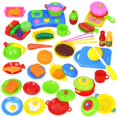 thumbnail image 1 of 60PCS Kids Kitchen Toy Set Creative Assorted Pretend Play Toy Kitchen Playset, 1 of 10