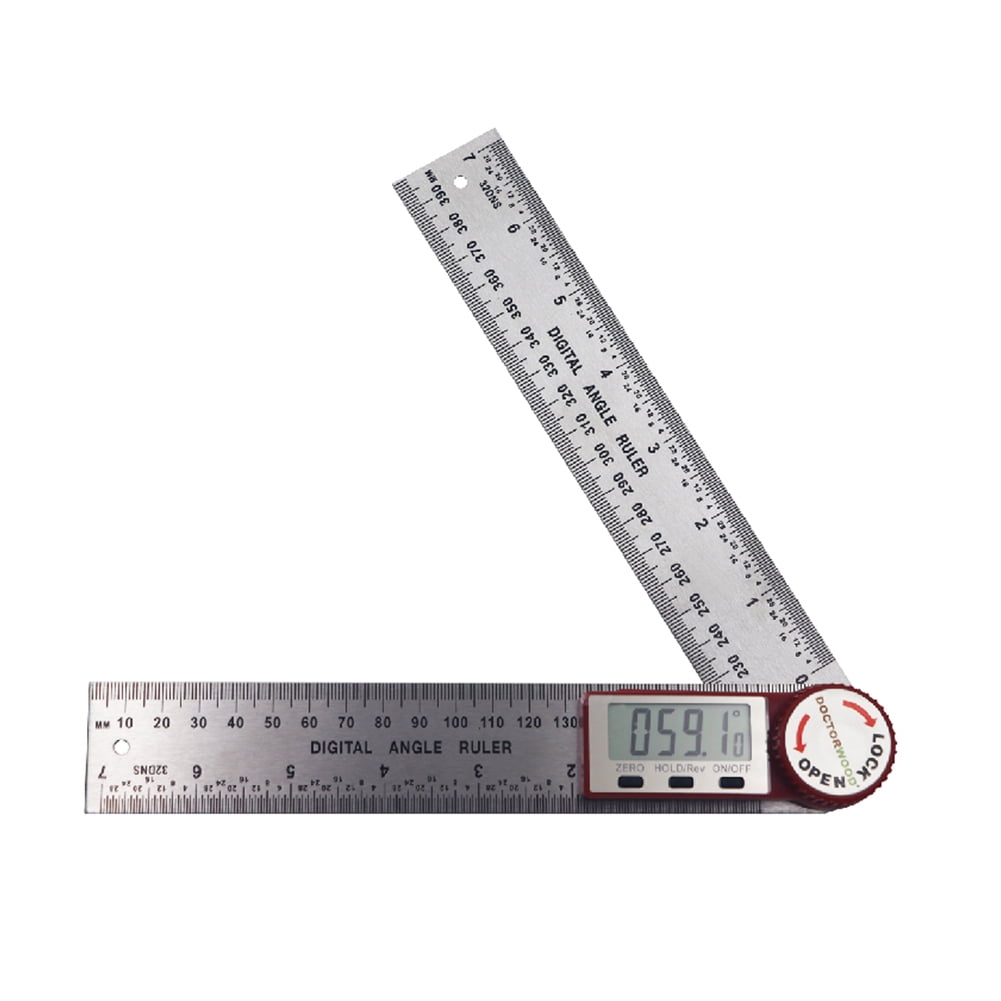200mm Stainless Steel Digital Electronic Measuring Tool Length Angle Finder Tool 