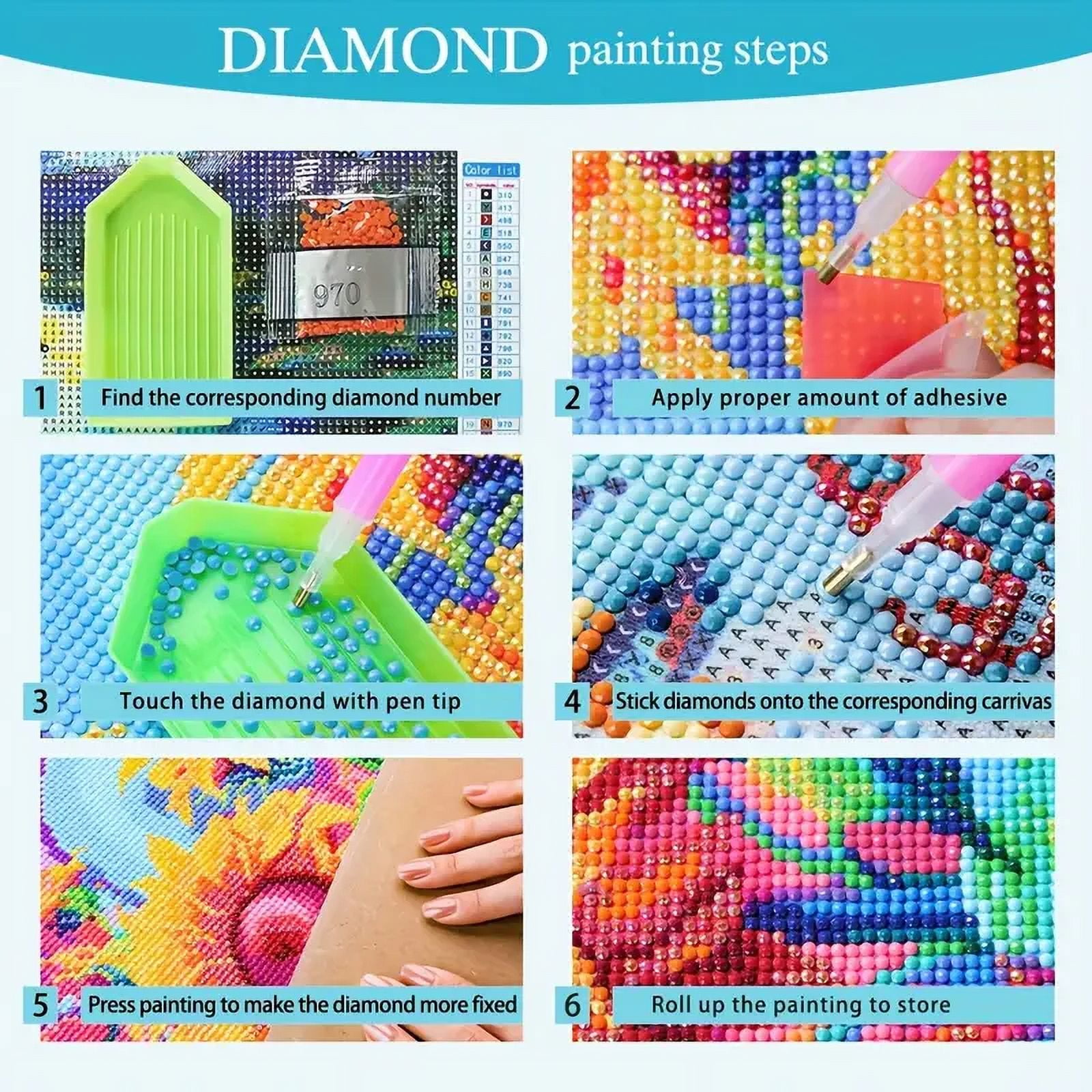 DIY 5D Diamond Painting Kit (for Adults) Diamond Painting "Dog, Christmas" - Full Diamond Crystal Rhinestone Embroidery Craft Kit, Can be Used as Gift, Wall Decoration