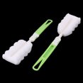 thumbnail image 3 of Sponge Head Detachable Milk Bottle Cleaning Brush Cleaner Tool Light Green 5pcs Unique Bargains cepillos de limpieza, 3 of 3