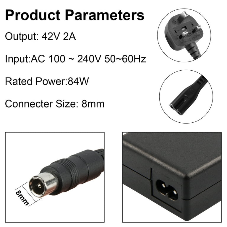 Chargeur de Scooter électrique 42V 2A pour Xiaomi M365 Pro 2
