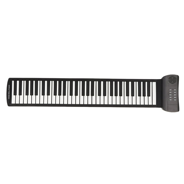 Piano Enrollable Manual De 61 Teclas Piano Enrollable Eléctrico Portátil Con 61 Teclas 16 Tonos 6 Canciones De Demostración Salida MIDI USB/sonido Estéreo 4D Con Batería Para