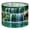 Color 4, variant on Linen Drum Lamp Shades Ethereal Illumination Flowing Lines Gradient Colors Wave 13" x 13" x 10" Lampshade for Table Lamps Floor Lamps Lamp Shade Replacement Easy Assembly Required