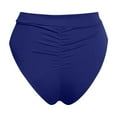 thumbnail image 4 of Women's Casual High Waisted Solid Color Split Plus Size Swim Trunks, 4 of 5