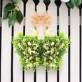 thumbnail image 6 of JYYYBF Butterfly Wreath, Elegant Bow Artificial Flower Wreath Mothers Day Decor Gift for Indoor Outdoor, 6 of 10