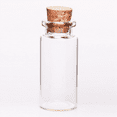 thumbnail image 3 of 100 frascos de vidrio en miniatura con tapón de corcho, para bodas, creaciones y decoraciones (10 ml), 3 of 6