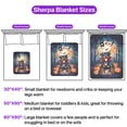 thumbnail image 5 of Happy Halloween Vampire Rottweiler BOO with Pumpkins Fun and Spooky Cozy Sherpa Blanket Rottie Dog Lover Gifts Idea Warm Soft Throw Blanket - 00018, 5 of 5