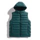 thumbnail image 5 of Ceisia Men's Fleece Lined Sleeveless Waistcoat with Detachable Cap Zipper Pockets Casual Gift Hooded Outerwear, 5 of 7