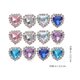 thumbnail image 2 of GOOHOCHY 12 Uds. Clips para cordones en forma de corazón, Clips para cordones con diamantes de imitación, Clips para dijes de zapatos DIY, 2 of 7