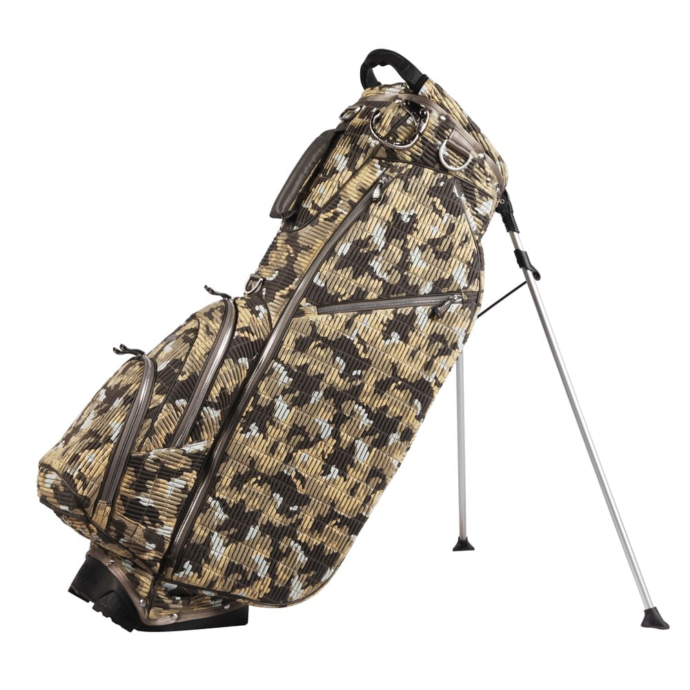 OUUL Multicolor Nylon 5way Standing Golf Bag