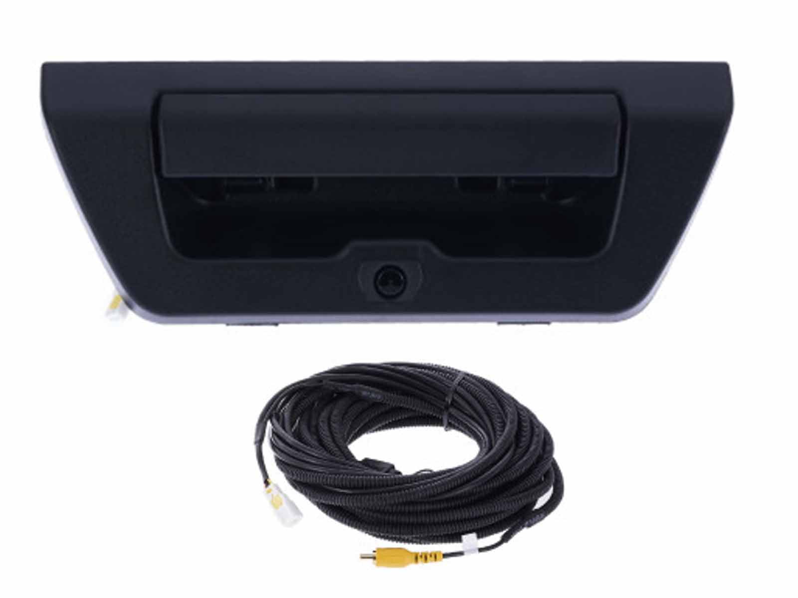 APA Replacement Exterior Black Tailgate Handle with BackUp Camera and