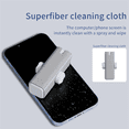 thumbnail image 4 of Portable Glasses Cleaner Tool Glasses Cleaning Microfiber Screen Cleaner Tool for Glasses Phone PC, Without Detergent, 4 of 7