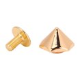 thumbnail image 1 of 20PCS Hexagonal Cone Rivets and Crossed Screws Set for Leather Crafts Repair and Decoration, 1 of 7