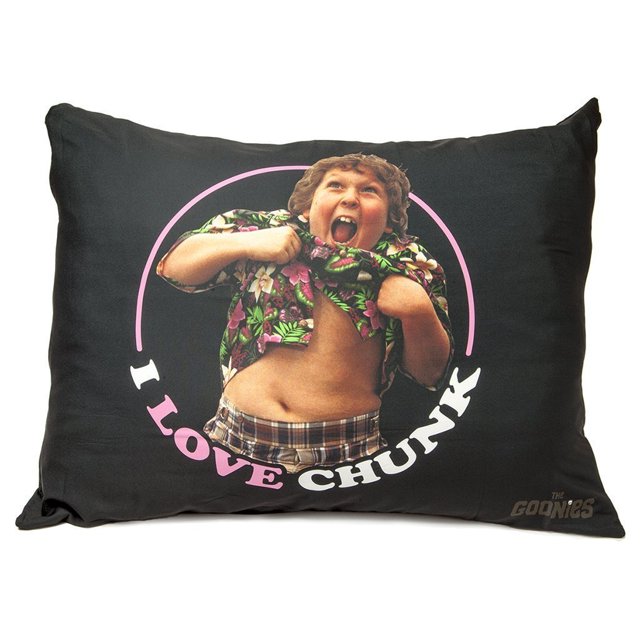 Funda de almohada Goonies I Love Chunk con estampado digital 20 x 26 cm