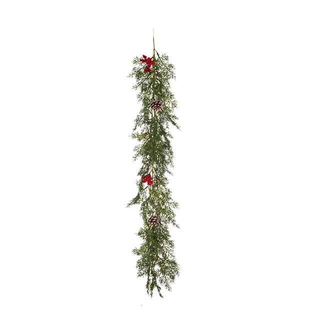 Christmas Door Decorations Christmas Decorations for Tree, 1-Meter Pines Needle Rattan Door Hanging Accent