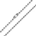 thumbnail image 4 of Stainless Steel Ball Chain Necklace Dog Tag Chain Necklace Mens Bead Chain for Military Brag Tags or Jewelry Making Pack of 20, 4 of 8