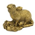thumbnail image 3 of Rabbit Sculpture,Bunny Statue Sturdy Brass Rabbit Decor Bunny Statue Highly Recommended, 3 of 8
