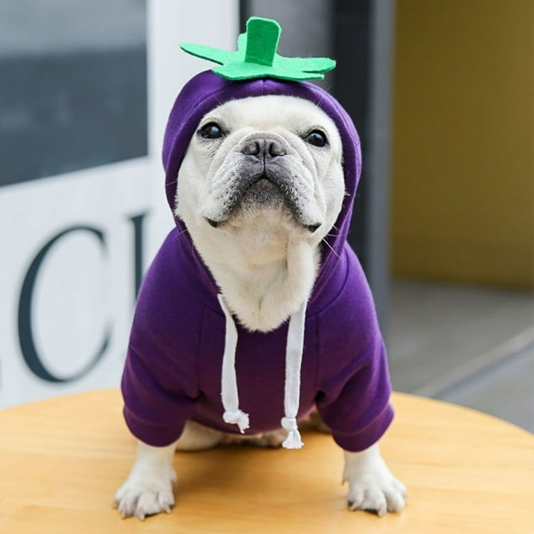 Dog Clothes English Bulldog Jumper Dogs Hoodie, Sweatshirt Fruit