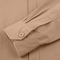 thumbnail image 5 of Axiiglly Mens Cotton Dress Shirt, Long Sleeve Collared Button Down Regular Fit Work Shirts, Comfy Business Casual Blouses with Pocket, 5 of 6