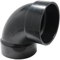 thumbnail image 1 of 4 Pouces Hub x Hub ABS Coude 90 Degrés, 1 of 1