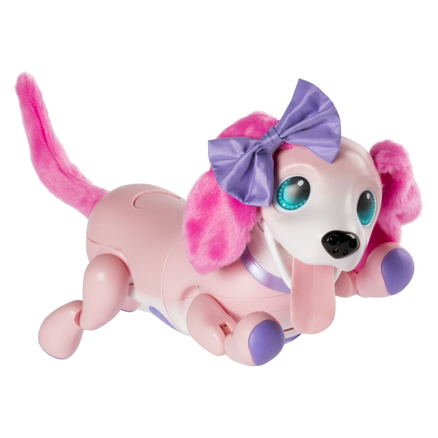 zoomer playful pup pink