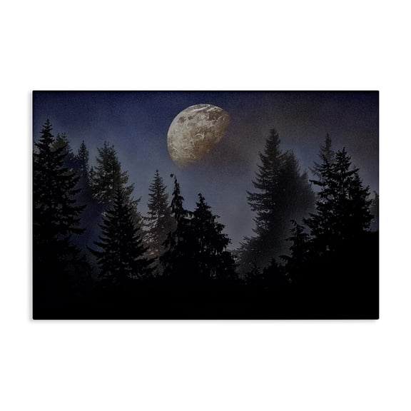 Stupell Industries Contemporary Love And The Moon Canvas Art, 24 x 16, by Sophie 6