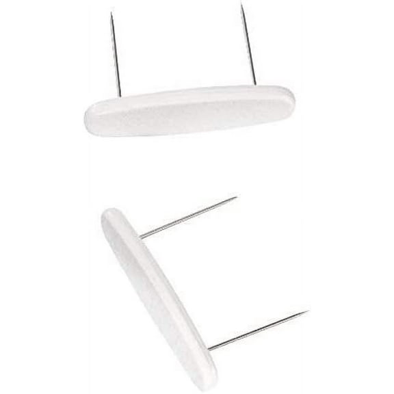 Bedskirt Pins,White,One Size Fits All