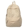 thumbnail image 2 of TGPMGRZ Cute Plaid Backpack for Women â Large Capacity Daypack Bookbag Shoulder Bag (Khaki), 2 of 8