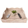 thumbnail image 2 of Artifacts Rattan™ Scallop Collection Square Tray, 2 of 5