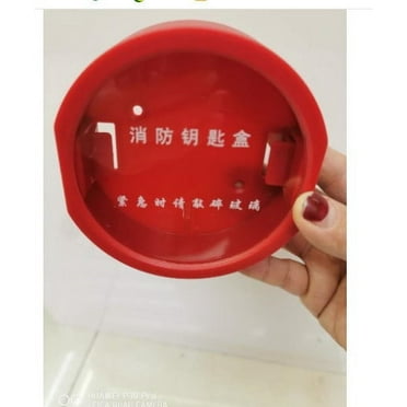EXHUMKY Emergency Key Storage Box Red ABS Fire Safety Wall Mounted