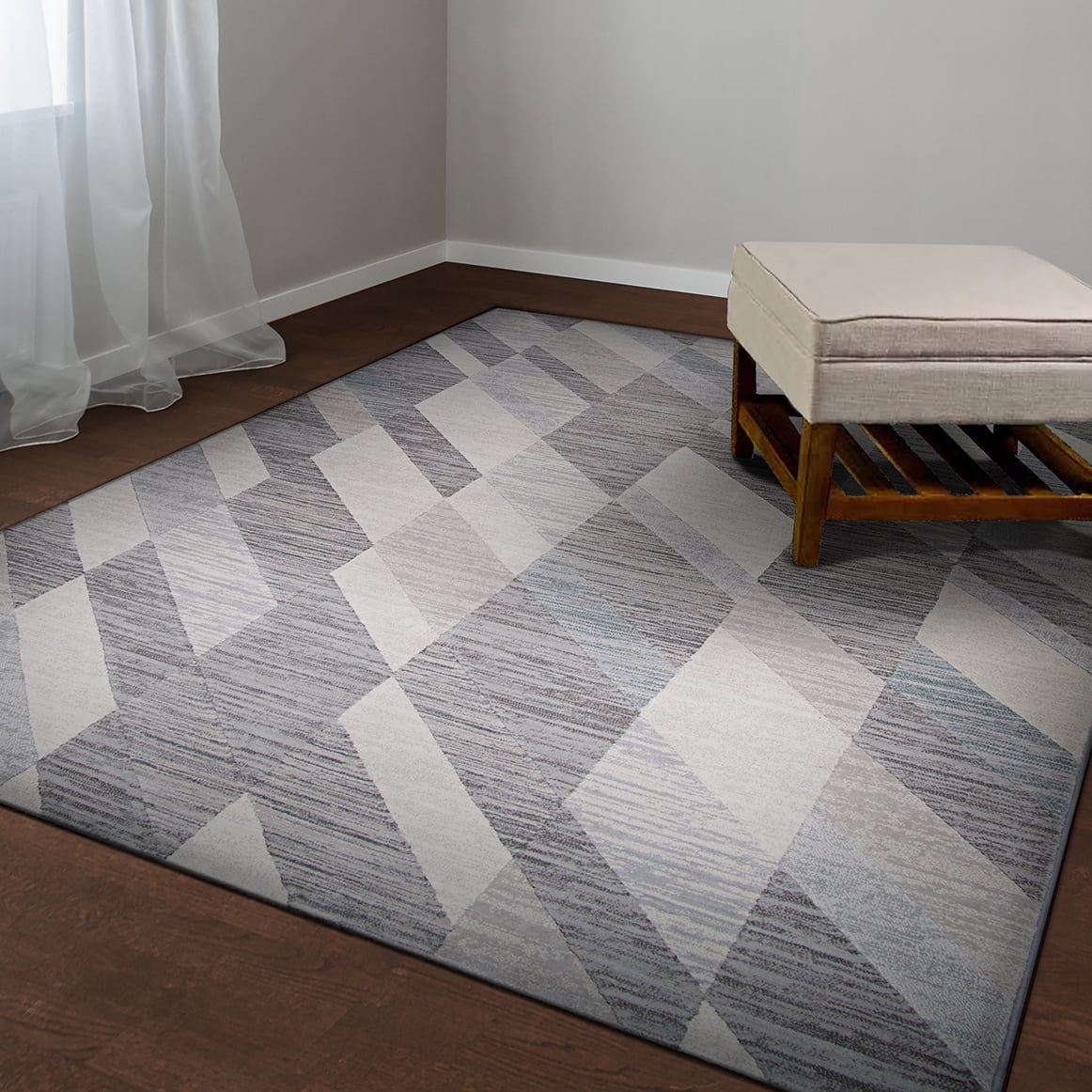 Couristan Easton Windward Area Rug, 5'3" x 7'6", Natural-Shadow