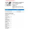 thumbnail image 2 of Carburetor Repair Kit - Compatible with 1971 - 1972 Chevy Corvette, 2 of 2