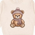 thumbnail image 3 of Inktastic Cute Teddy Bear Winter Scarf Hat Toddler Sweatshirt, 3 of 4