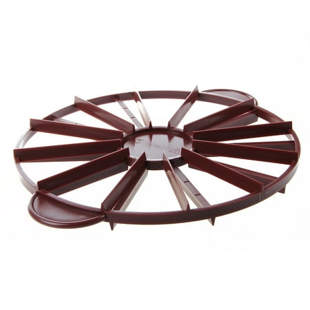 

Cake Divider Slice Pie Cake 10 / 12 Piece Equal Portion Marker Divider Dark Red