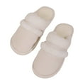 thumbnail image 4 of Oyedens Fuzzy Slippers for Women Men Comzy Winter Warm Plush Bedroom Slip on House Shoes Indoor, 4 of 7
