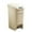 Beige, variant on Commercial Products Step-On Mobile Trash Can/Container, Beige, Hands-Free Garbage Can for Medical Waste in Hospitals/Lab/Emergency/Patient Rooms