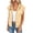 Beige, variant on Womens Zip up Hoodies, Short Sleeve Casual Drawstring Lightweight Jackets with Pockets Brown Size 2XL