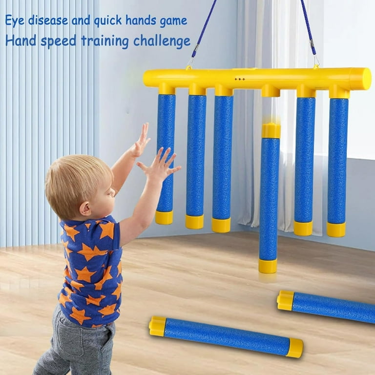 2024 Reflex Challenge Game, Catch All Drop Sticks Game, Falling Sticks Catching Games Hand Eye Coordination Reaction Training Toy For Kids And Adults