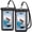 Black & Black, variant on Waterproof Phone Pouch Case - [2 Pack][Easy Lock & Heavy Duty] IPX8 Water Proof Cell Phone for Beach, Swimming Equipment Bags for iPhone 17 16 15 14 13 12 Pro Max Plus, Galaxy S25, 4-7"