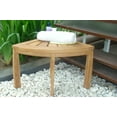 thumbnail image 2 of WholesaleTeak Outdoor Patio Grade-A All Teak Wood Corner Seat Shower Bench / Stool #WMAXCSAT, 2 of 3