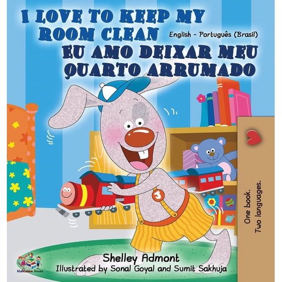 English Portuguese Bilingual Collection I Love to Keep My Room Clean (English Portuguese Bilingual Book-Brazil), (Hardcover)