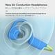 thumbnail image 2 of myFirst Headphones Airwaves - Auriculares inalámbricos Bluetooth de conducción de aire con micrófono para niños pequeños y niños, límite seguro de 85 dB, batería de larga duración, duraderos, IPX5 imp, 2 of 5