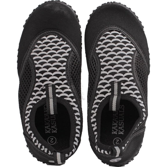 Kakaako Kasuals Unisex Reef Walker US Youth Size 12, Black