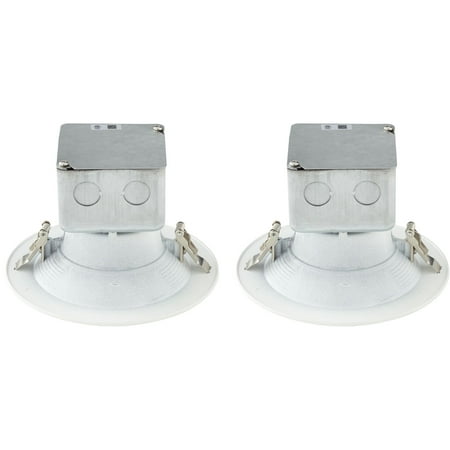 

Tesler Canless 5 /6 White 15 Watt LED Trims 2-Pack