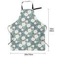 thumbnail image 6 of Goofa Flower Printed Waterproof Apron 33" Chef Aprons for Men Heavy Duty Chemical Work Apron Adjustable Bib Apron, 6 of 9