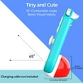 thumbnail image 5 of Tiny Charging Stand Compatible with Nintendo Switch/Switch Lite/Switch OLED, Portable Cute Switch Dock Station with USB-C Port for Switch Games, No Projection, Red&White, 5 of 5