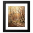 thumbnail image 2 of Adolf Kaufmann 12x14 Black Modern Framed Museum Art Print Titled - Shepherdess Returning Home, 2 of 5