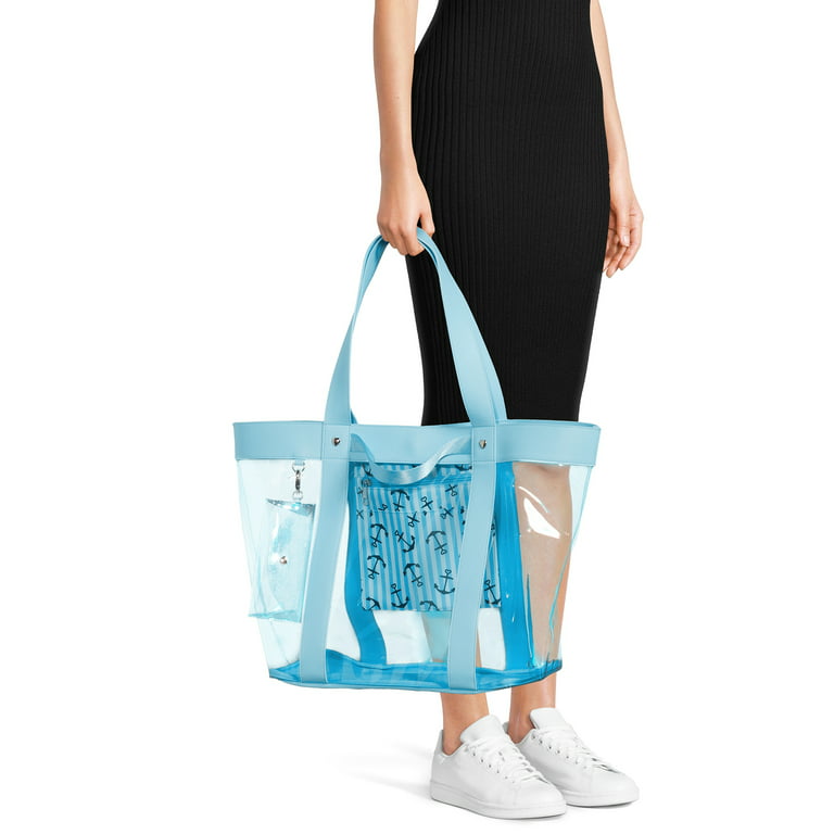 Beach Crossbody Bag Louis Vuitton Blue In Plastic